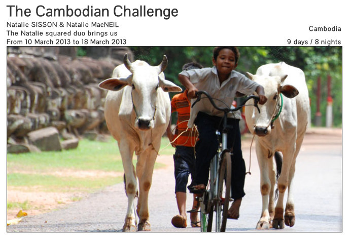 The Cambodian Challenge March 2013