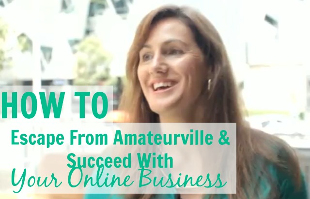 How to Escape From Amateurville and Turn Pro