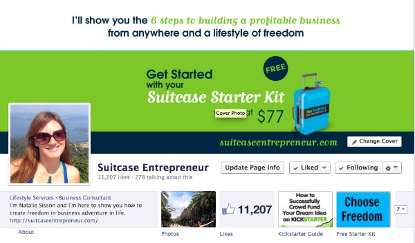 Suitcase Entrepreneur Facebook Page